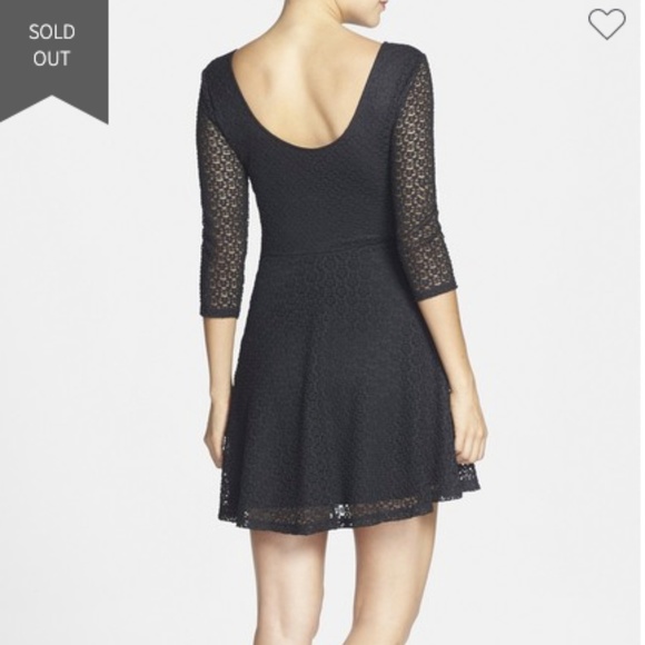 3 for 12 | Purple Lush Lace Skater Dress Size Medium - Picture 2 of 8